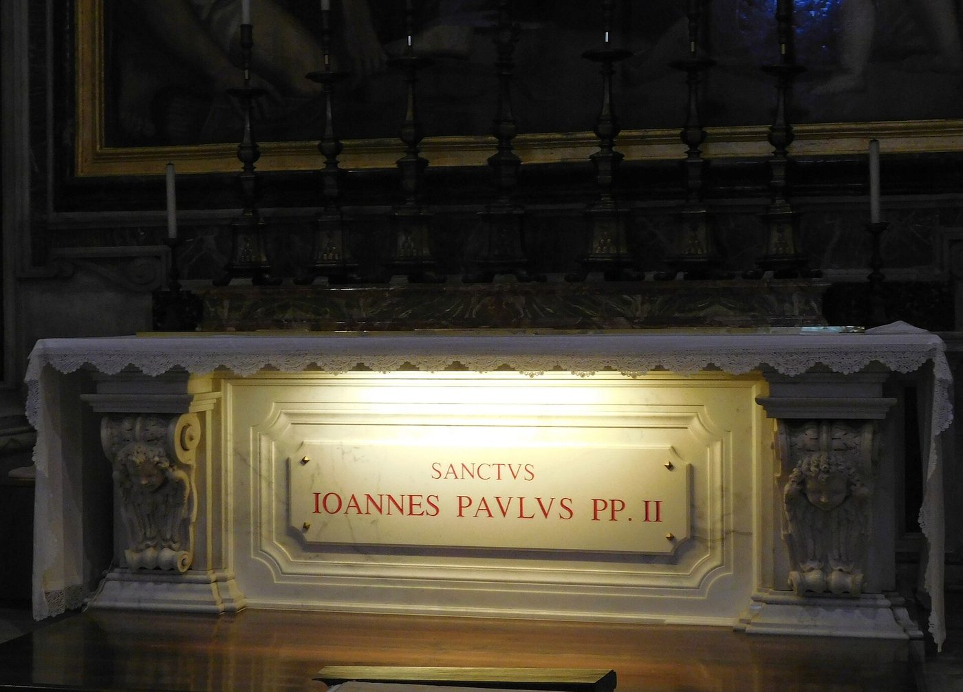 Grave of Pope John Paul II
