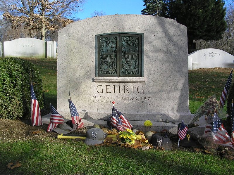 Grave of Lou Gehrig