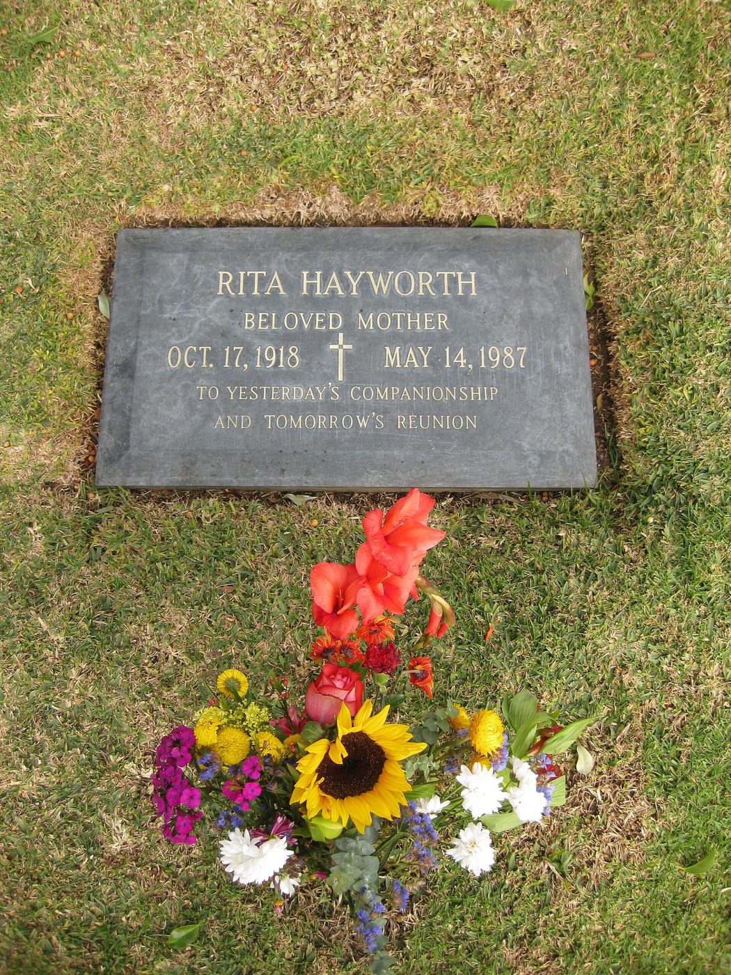 Grave of Rita Hayworth
