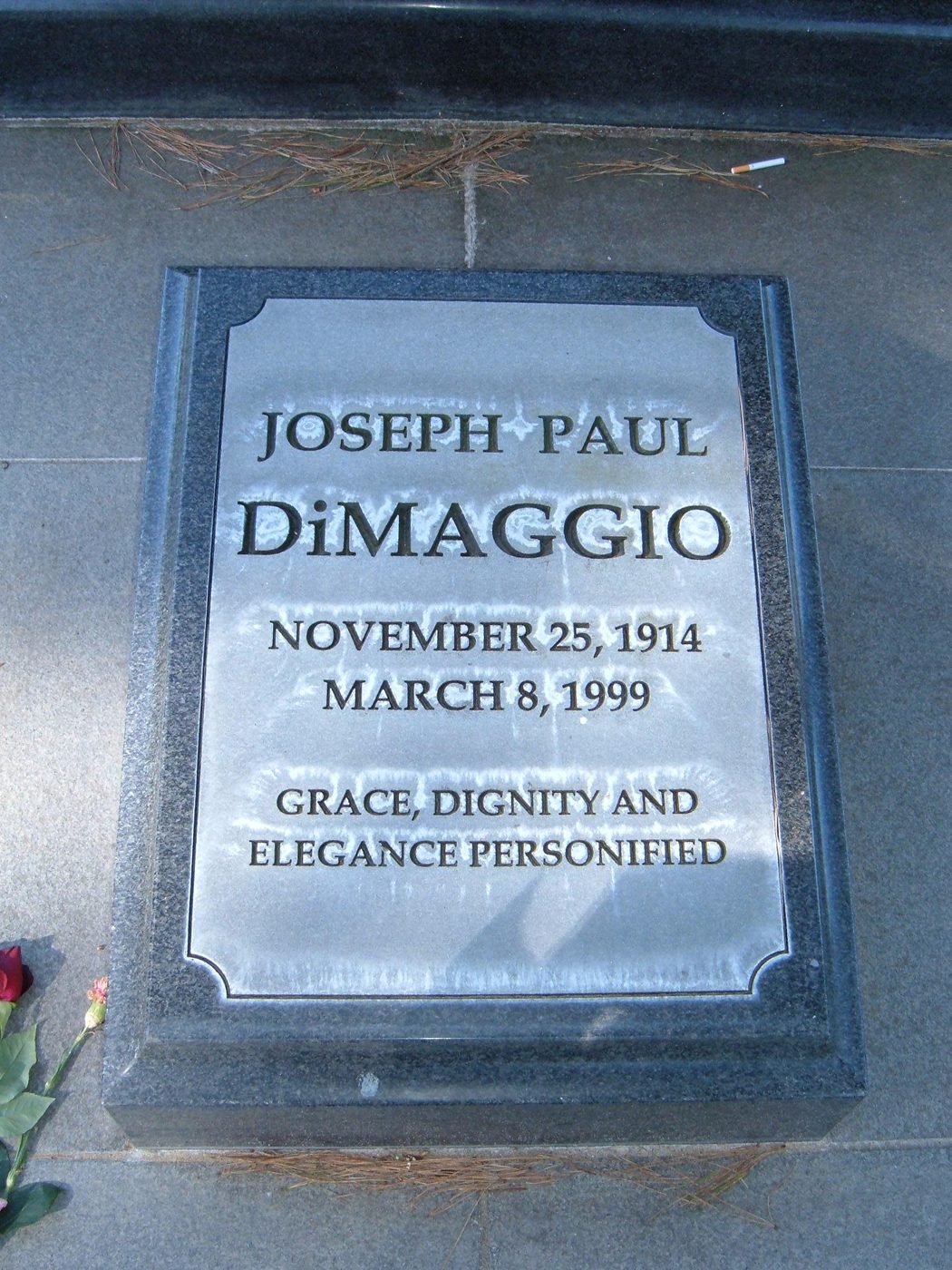 Grave of Joe DiMaggio