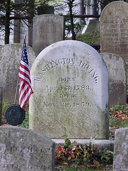Могила: Washington Irving