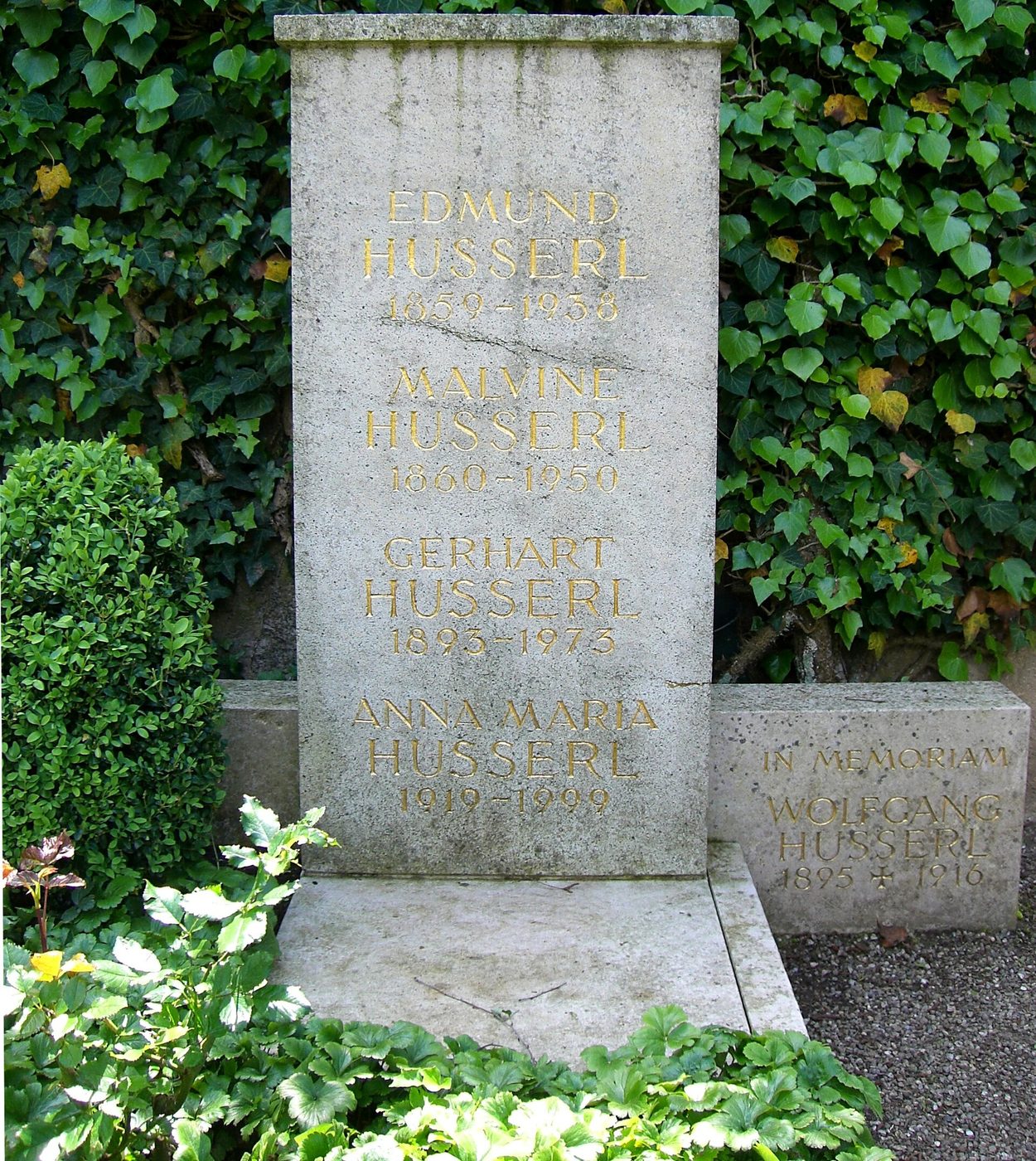 Tumba de Edmund Husserl