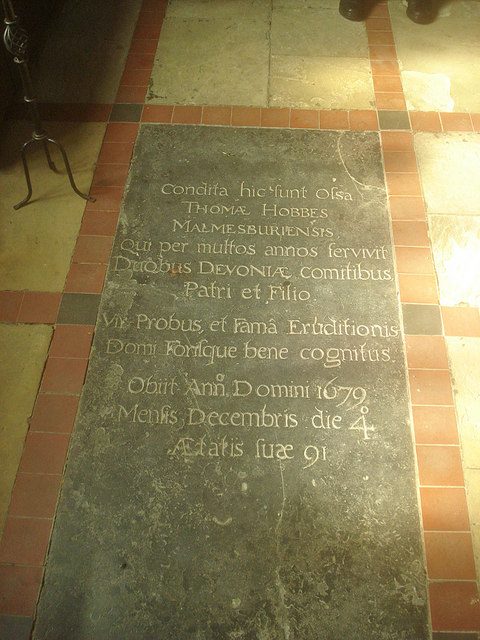 Tumba de Thomas Hobbes