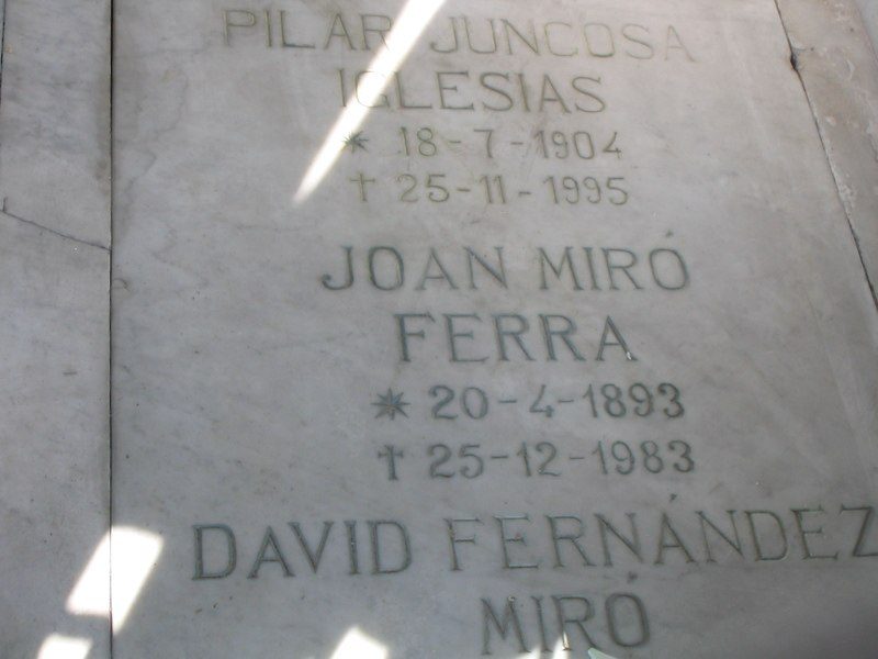 Могила: Joan Miró