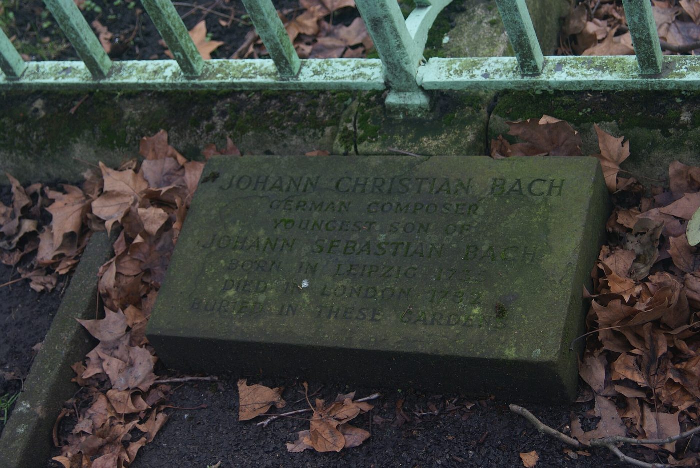 Grave of Johann Christian Bach