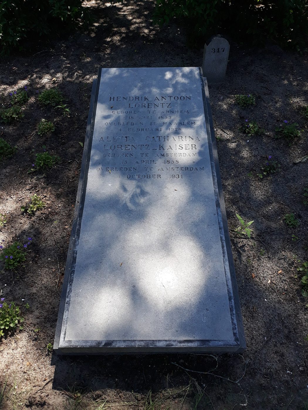 Tumba de Hendrik Lorentz