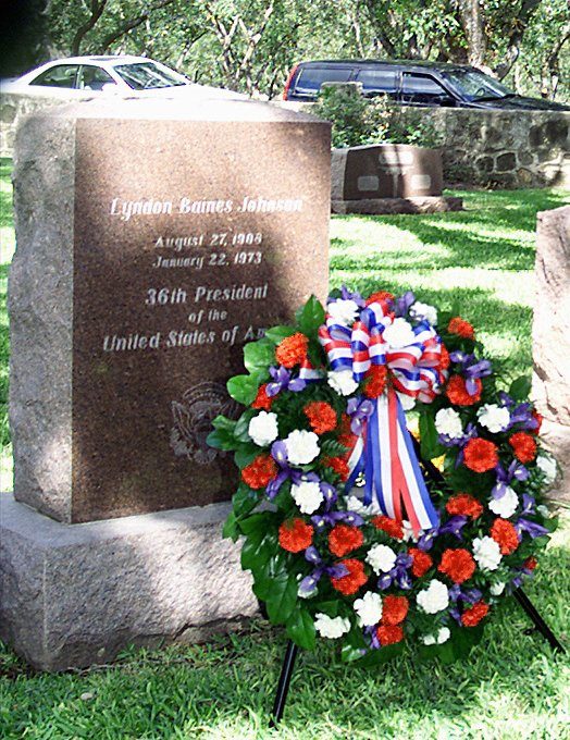 Grave of Lyndon B. Johnson