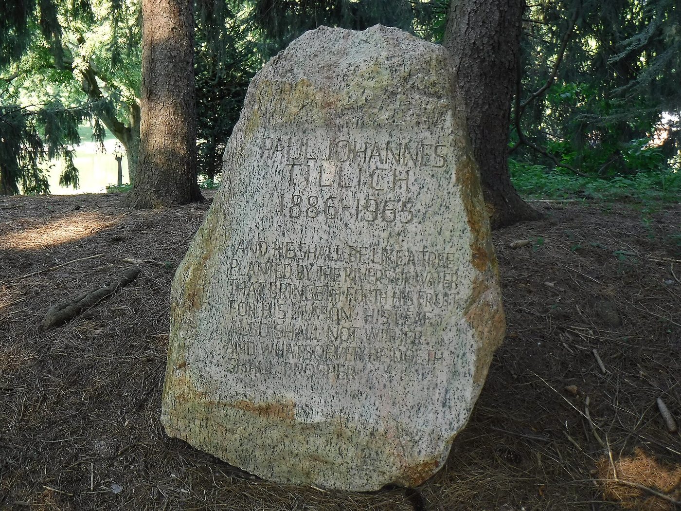 Grave of Paul Tillich