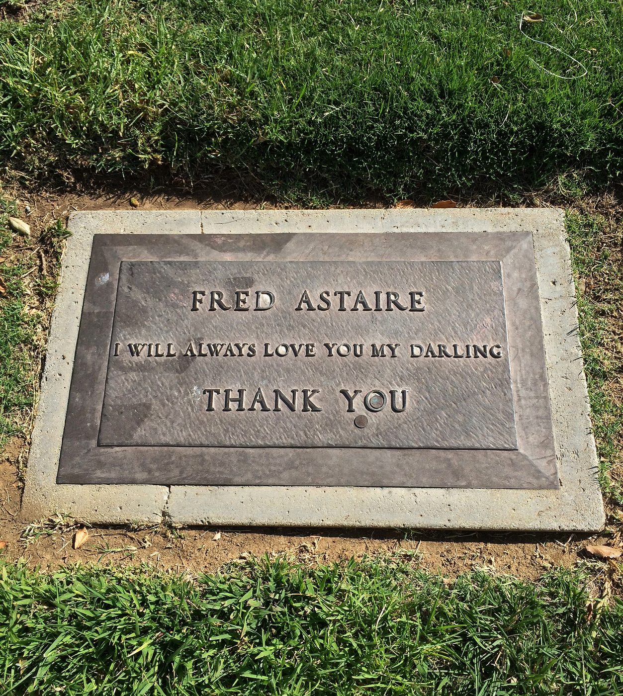 Grave of Fred Astaire