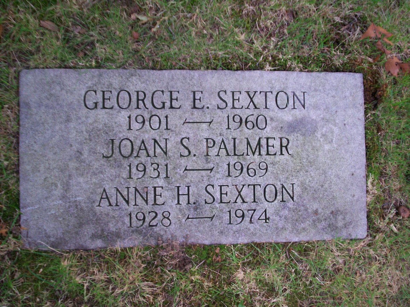 Grave of Anne Sexton