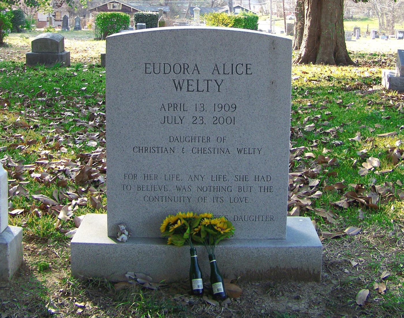 Tumba de Eudora Welty