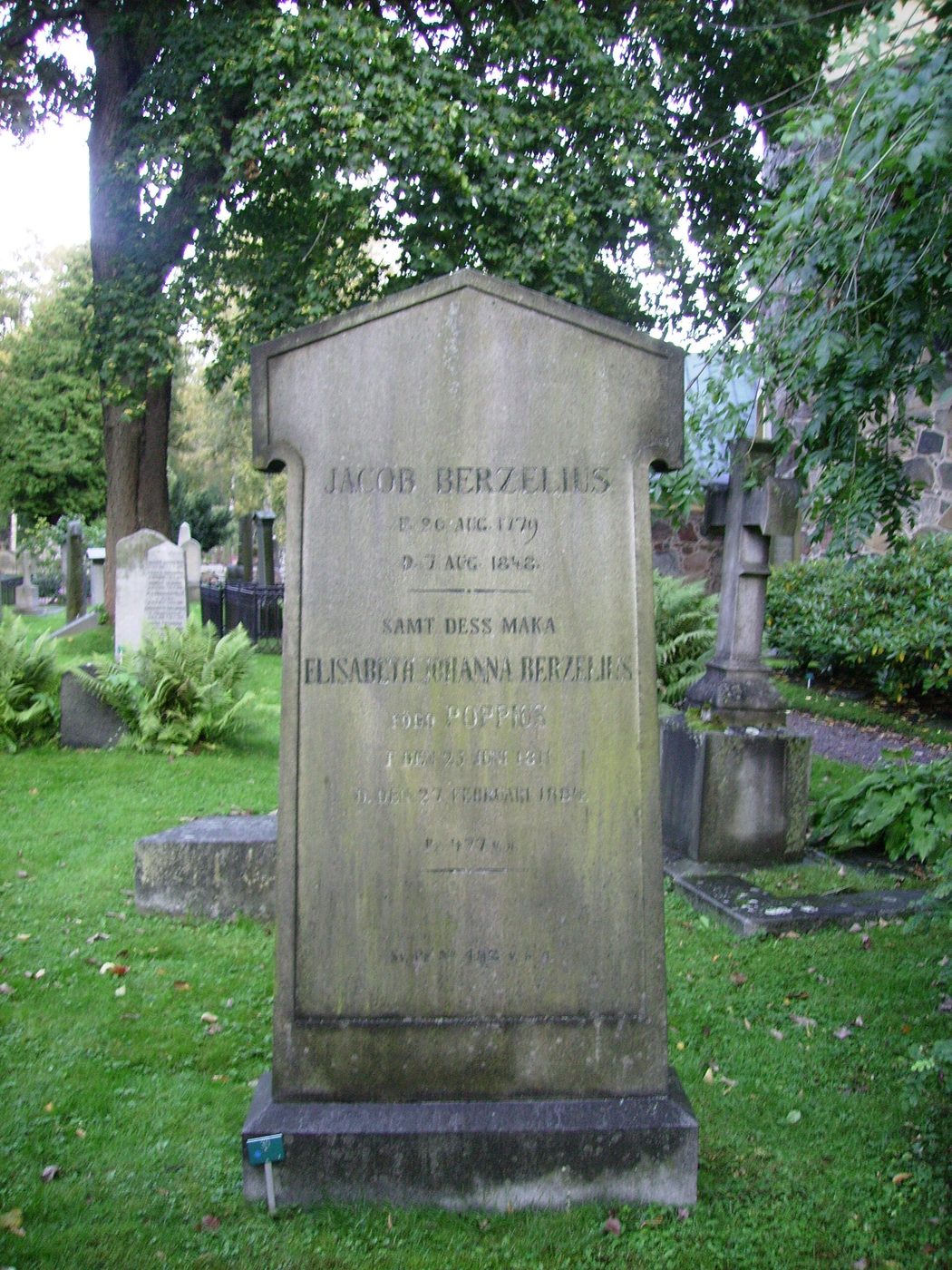 Tumba de Jöns Jacob Berzelius