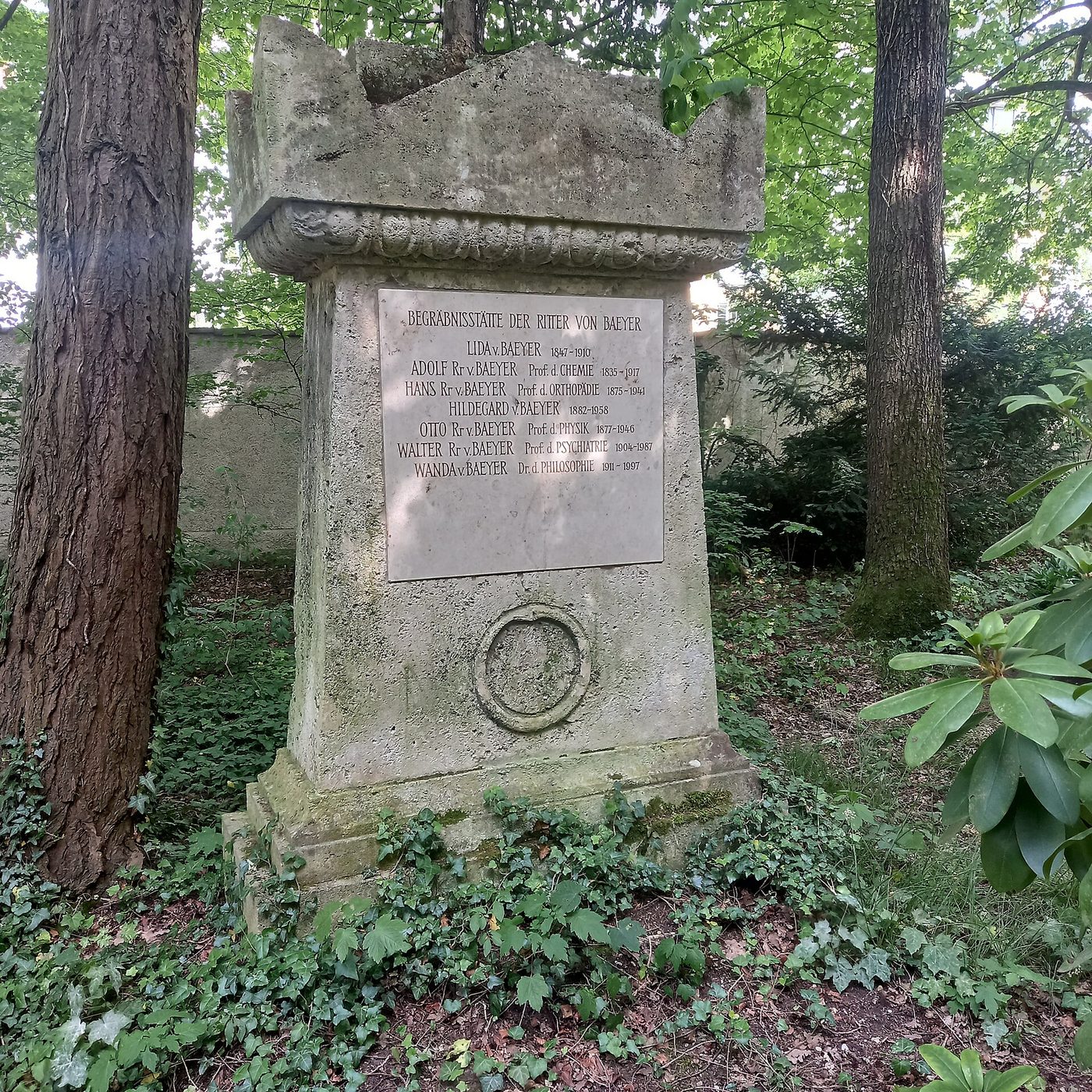 Tumba de Adolf von Baeyer