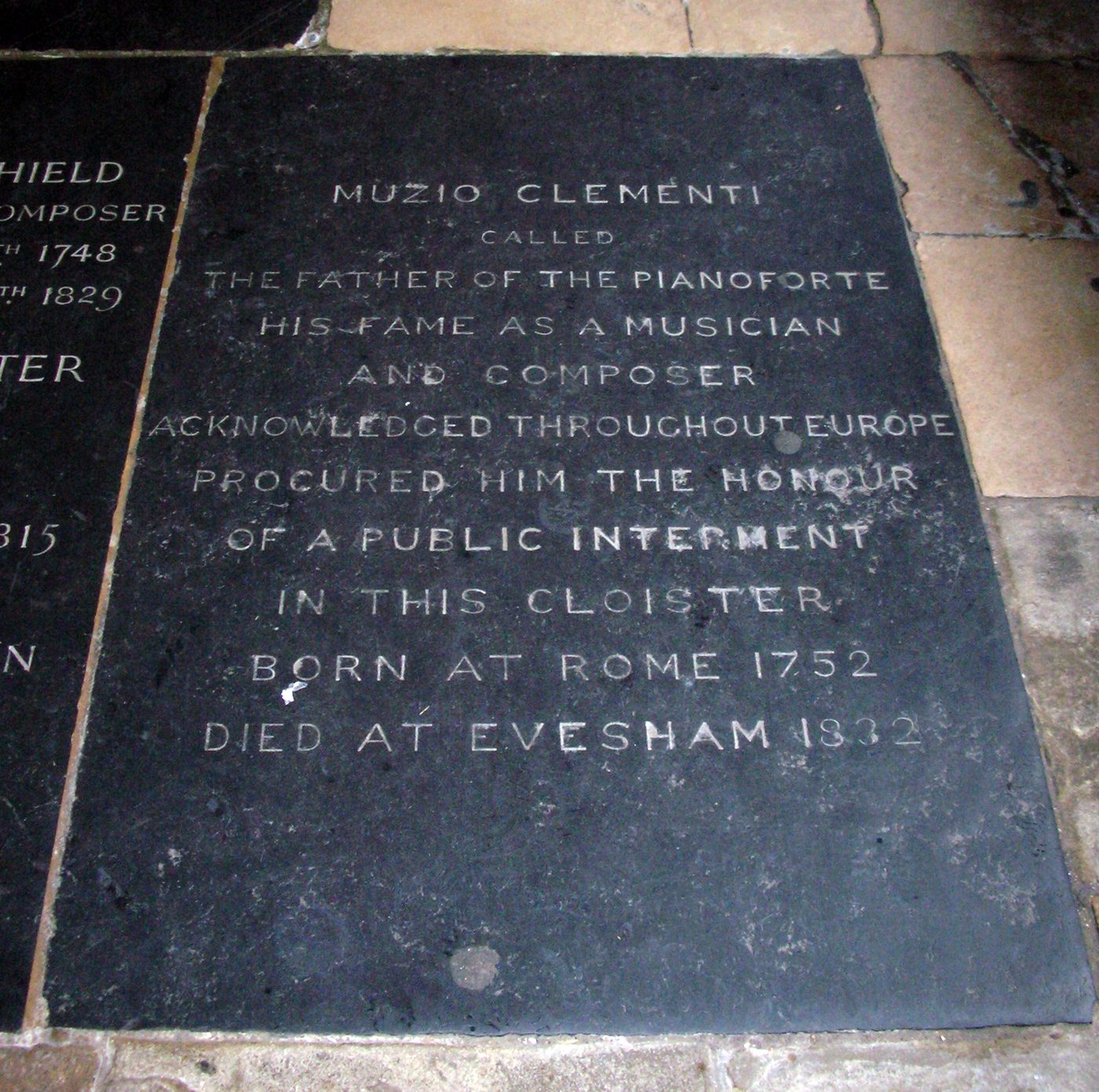 Grave of Muzio Clementi