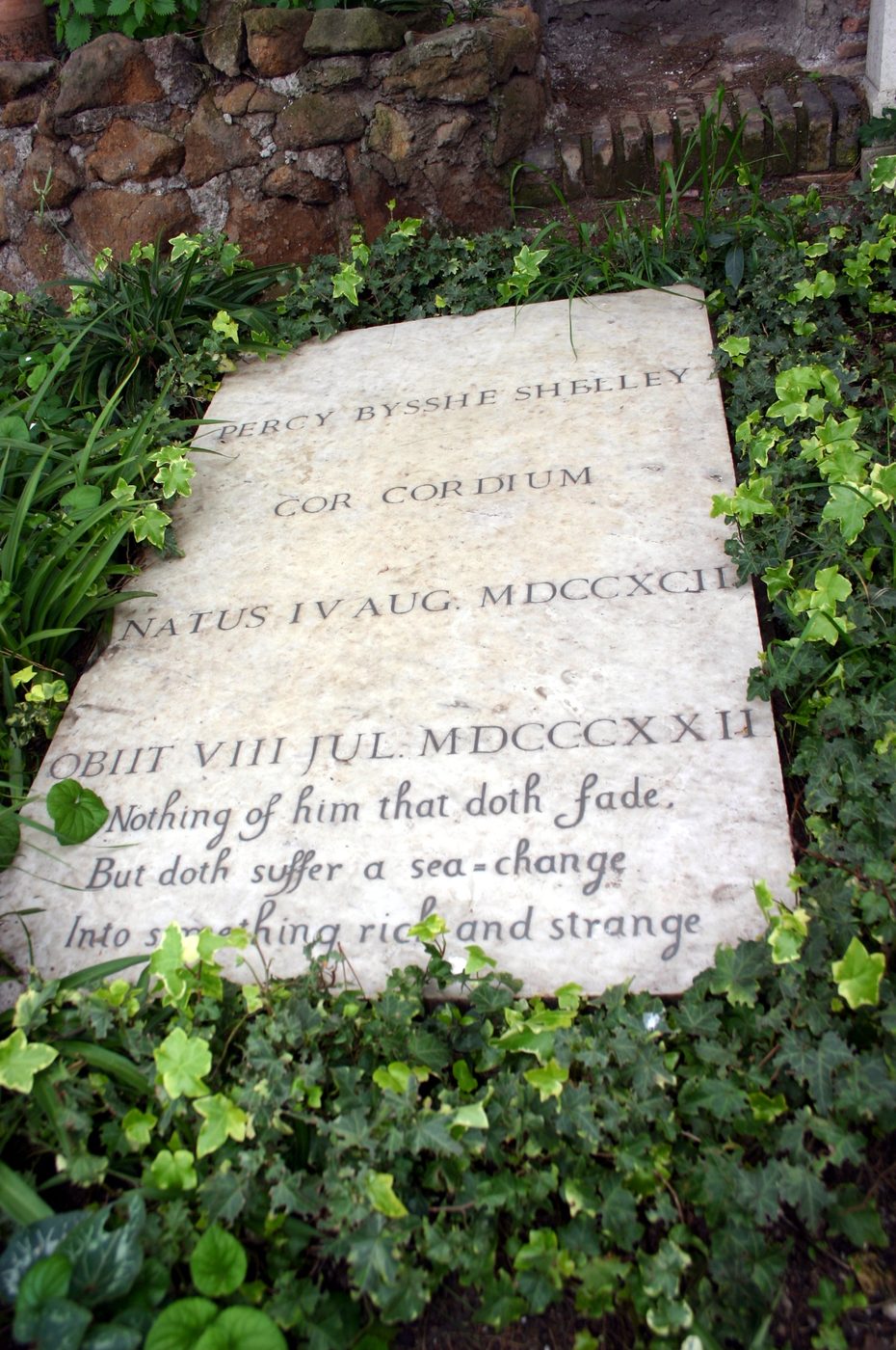 Могила: Percy Bysshe Shelley