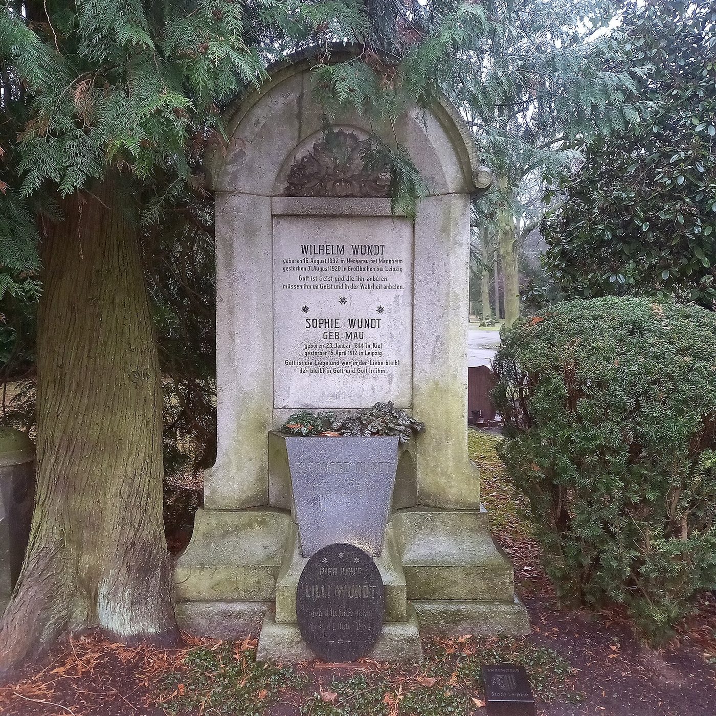 Tumba de Wilhelm Wundt