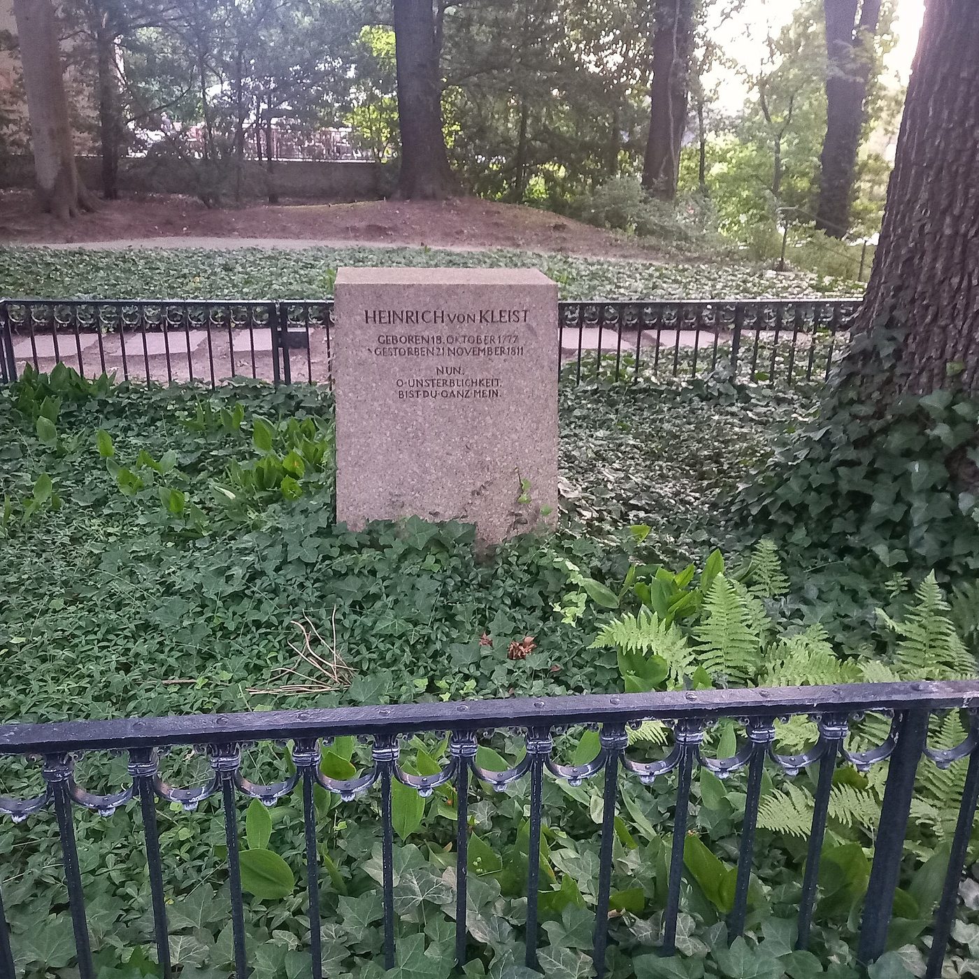 Grave of Heinrich von Kleist