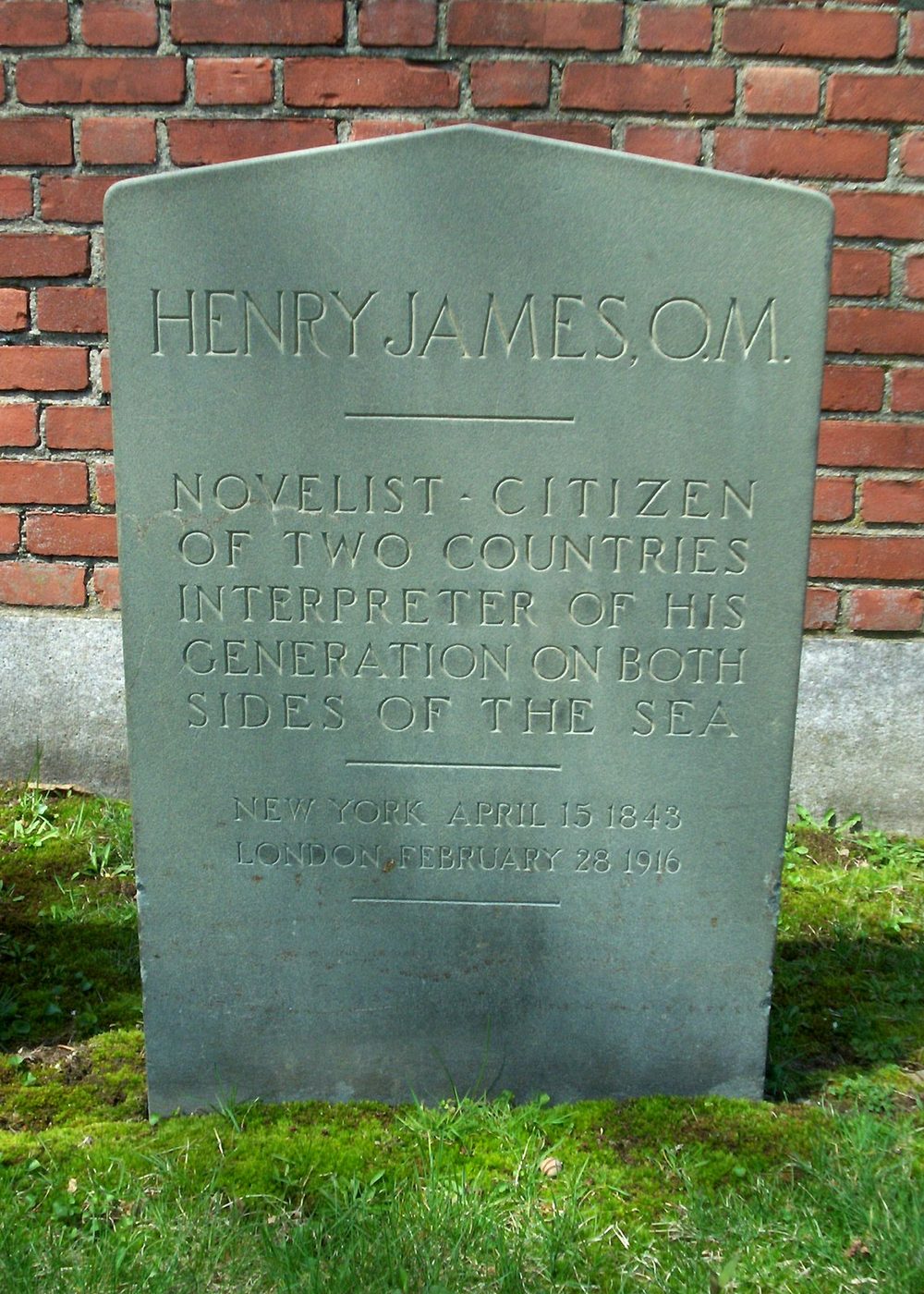 Могила: Henry James