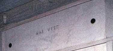 Grave of Mae West