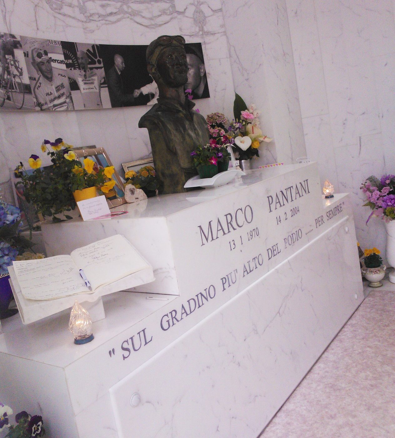 Grave of Marco Pantani