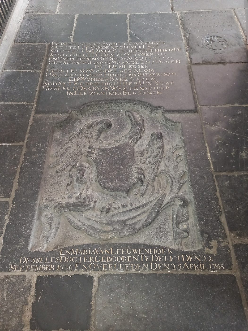 Tumba de Antonie van Leeuwenhoek