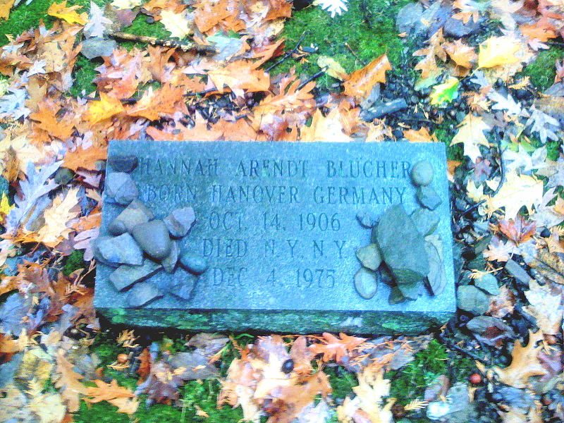Могила: Hannah Arendt
