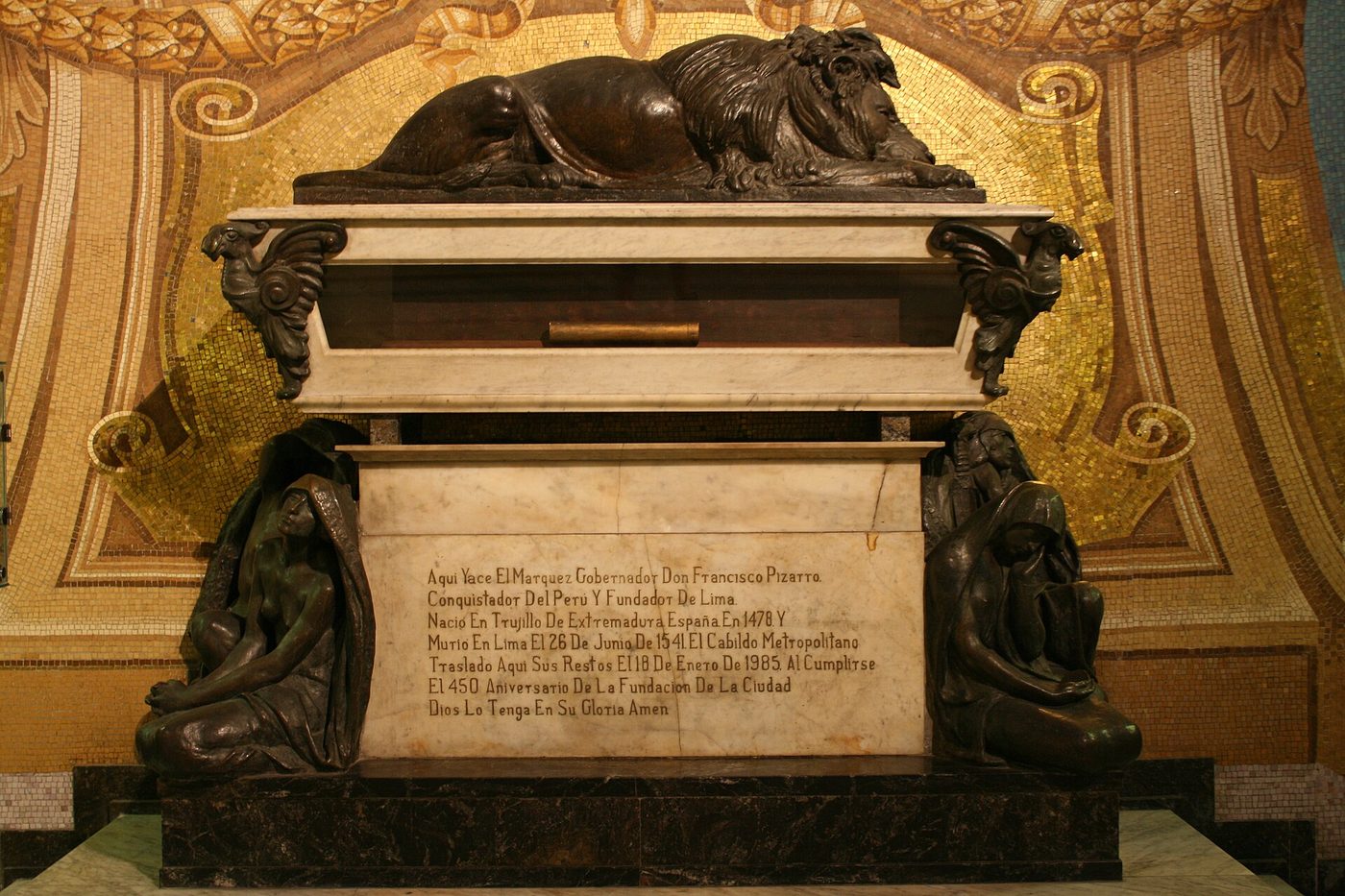 Grave of Francisco Pizarro