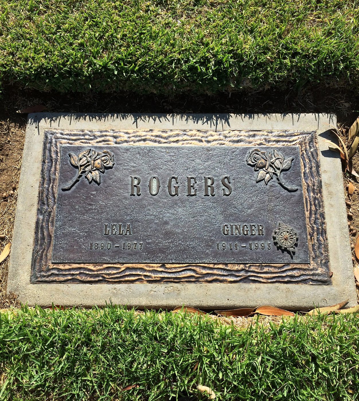 Grave of Ginger Rogers