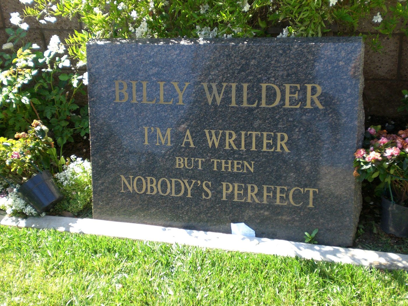 Могила: Billy Wilder