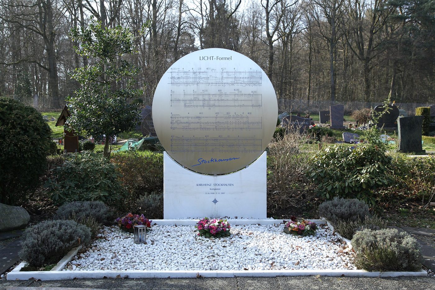 Grave of Karlheinz Stockhausen